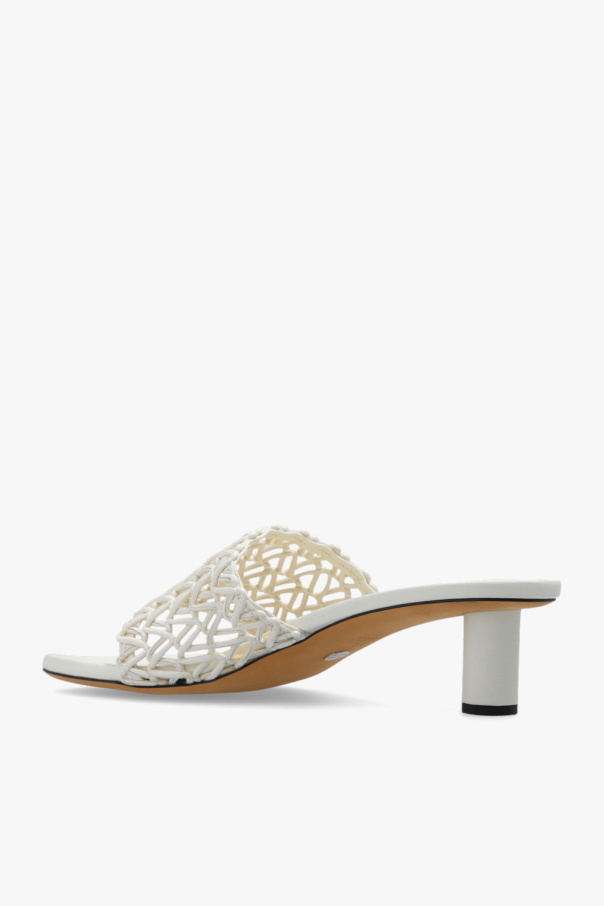 White Sculpt Woven mules Proenza Schouler GenesinlifeShops